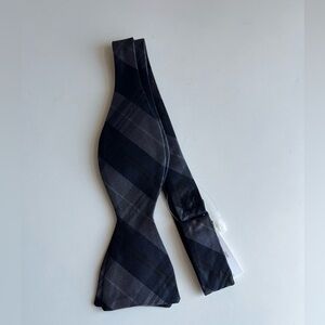 Banana Republic Plaid Silk Bow Tie